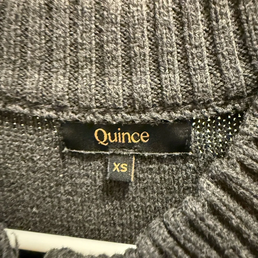 Quince Charcoal Button-Up Cardigan - Picture 5 of 5
